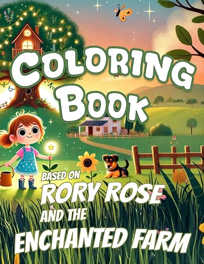 Rory Rose and the Enchanted Farm Coloring Book book cover
