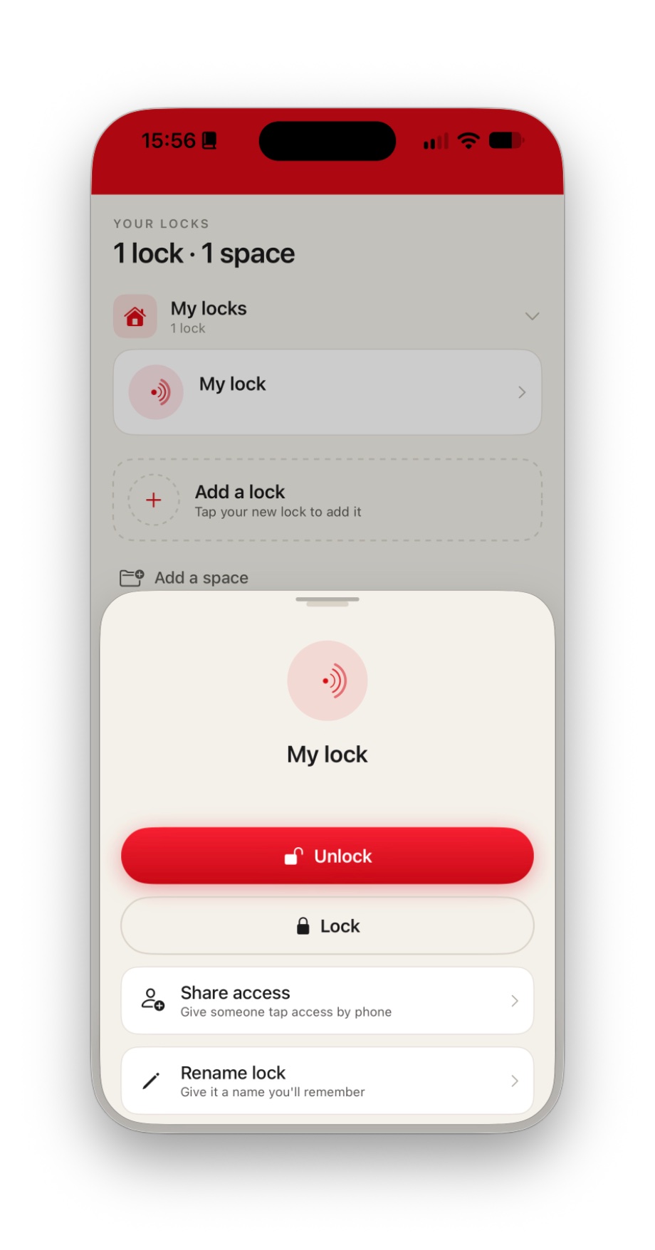 KISS Lock UI 2